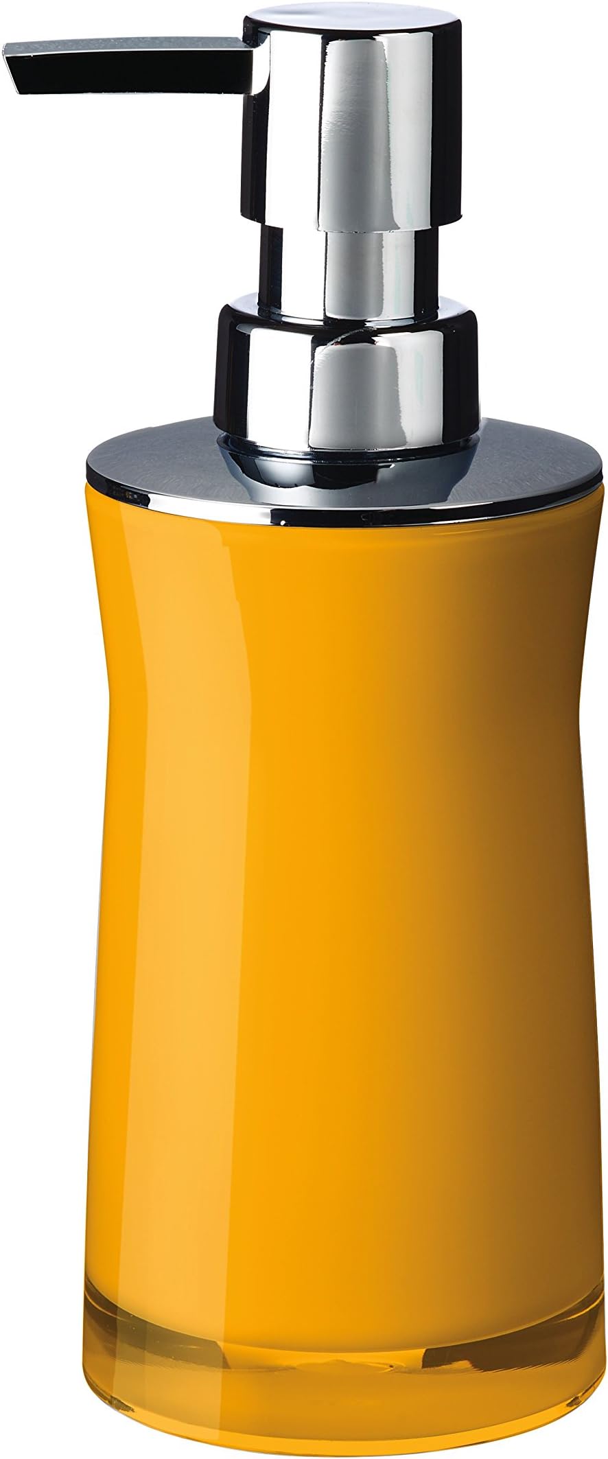 Ridder Soap Dispenser Disco, Acryl, Yellow, 6.5 x 6.5 x 19 cm