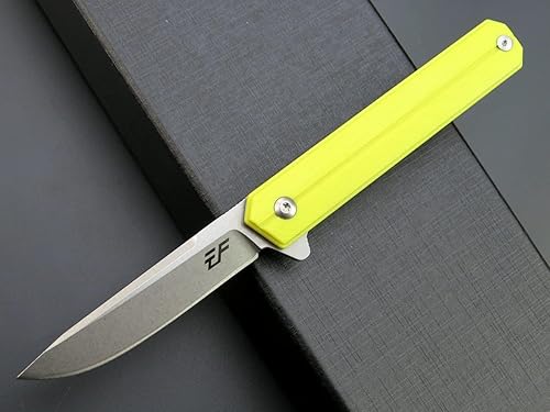 Miniatura 9 de Eafengrow EF64 Cuchillo plegable D2 hoja de acero G10 mango multiherramienta cuchillo de bolsillo para acampar senderismo EDC herramienta