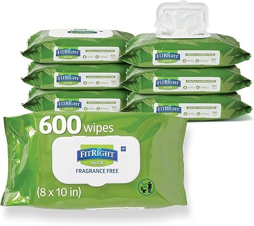 Miniatura 5 de Medline MSC263654HH Aloetouch - Toallitas de limpieza personal 48Unidades