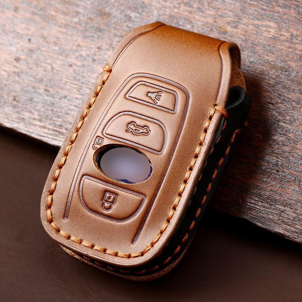 Leder-Schutzhülle Für Subaru Autoschlüssel – Für XV, SV, Forester, BRZ