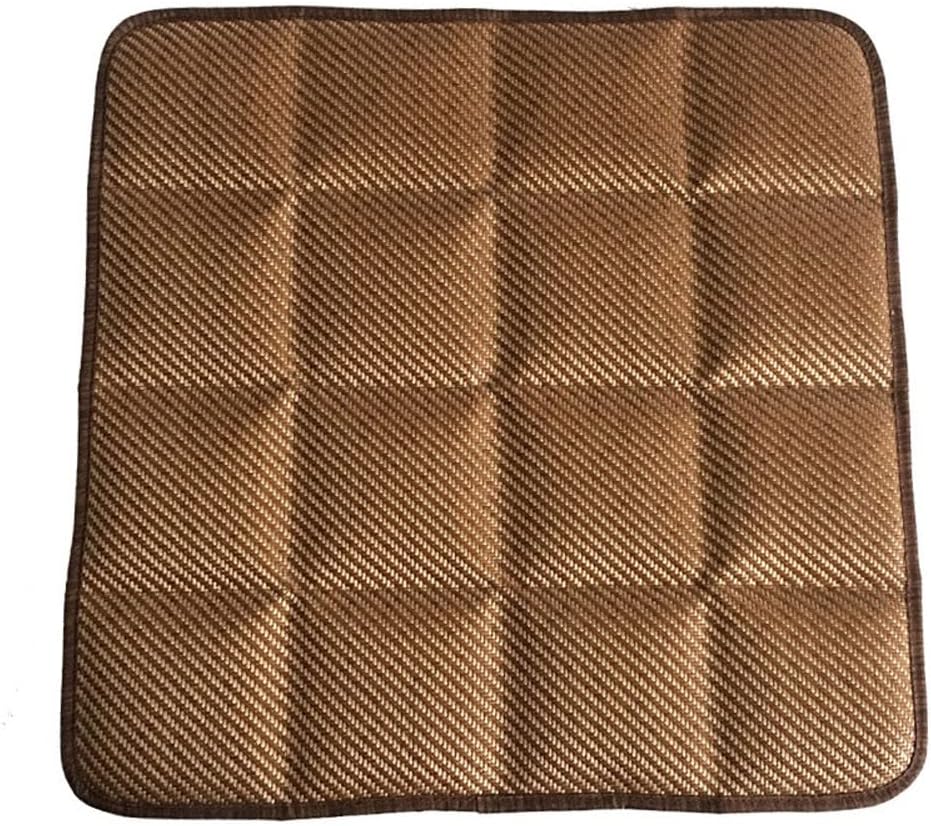 HYQHYX car seat Cushions for Driving Handwoven Car Seat Cushion, Comfortable and Breathable, Office Seat Cushion with Non-Slip Bottom Car Driver Home Chair Cushion(Color:1,Size:)