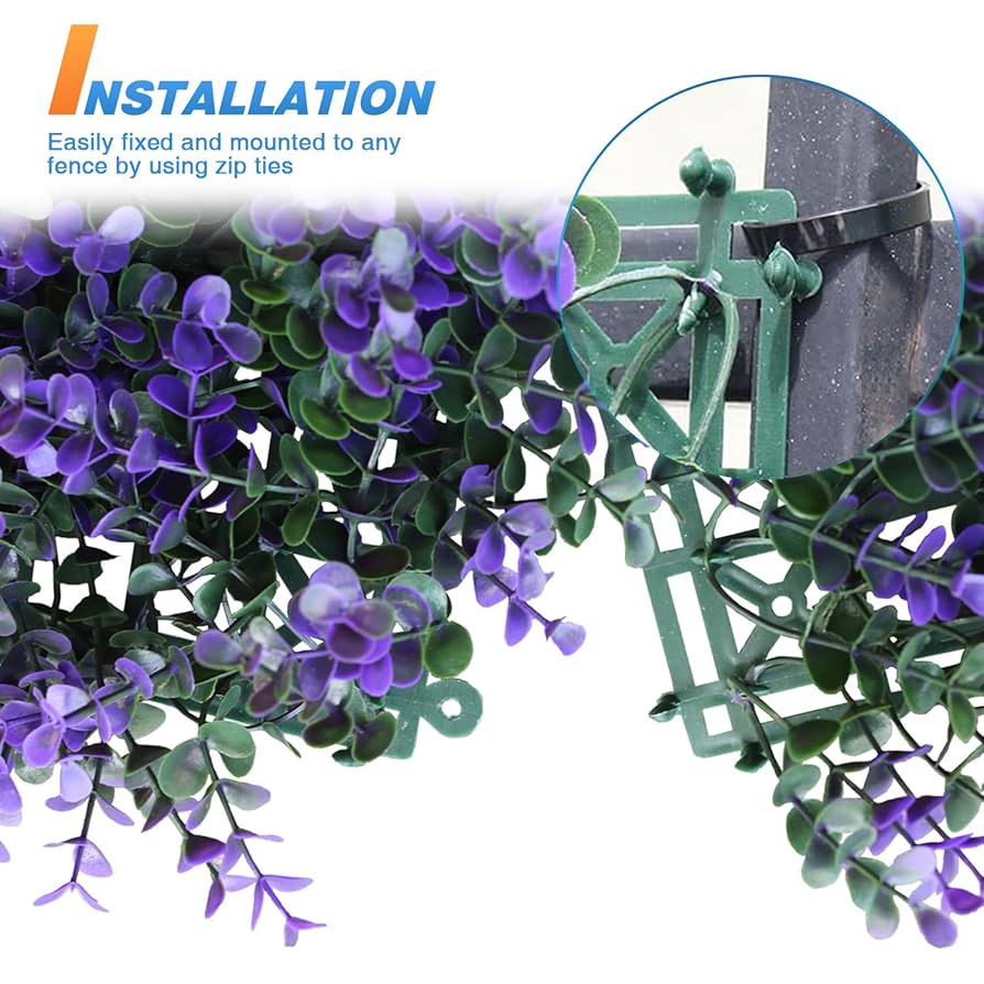 Amazon.co.jp: TANG by Sunshades Depot 人工ラベンダーフェンス