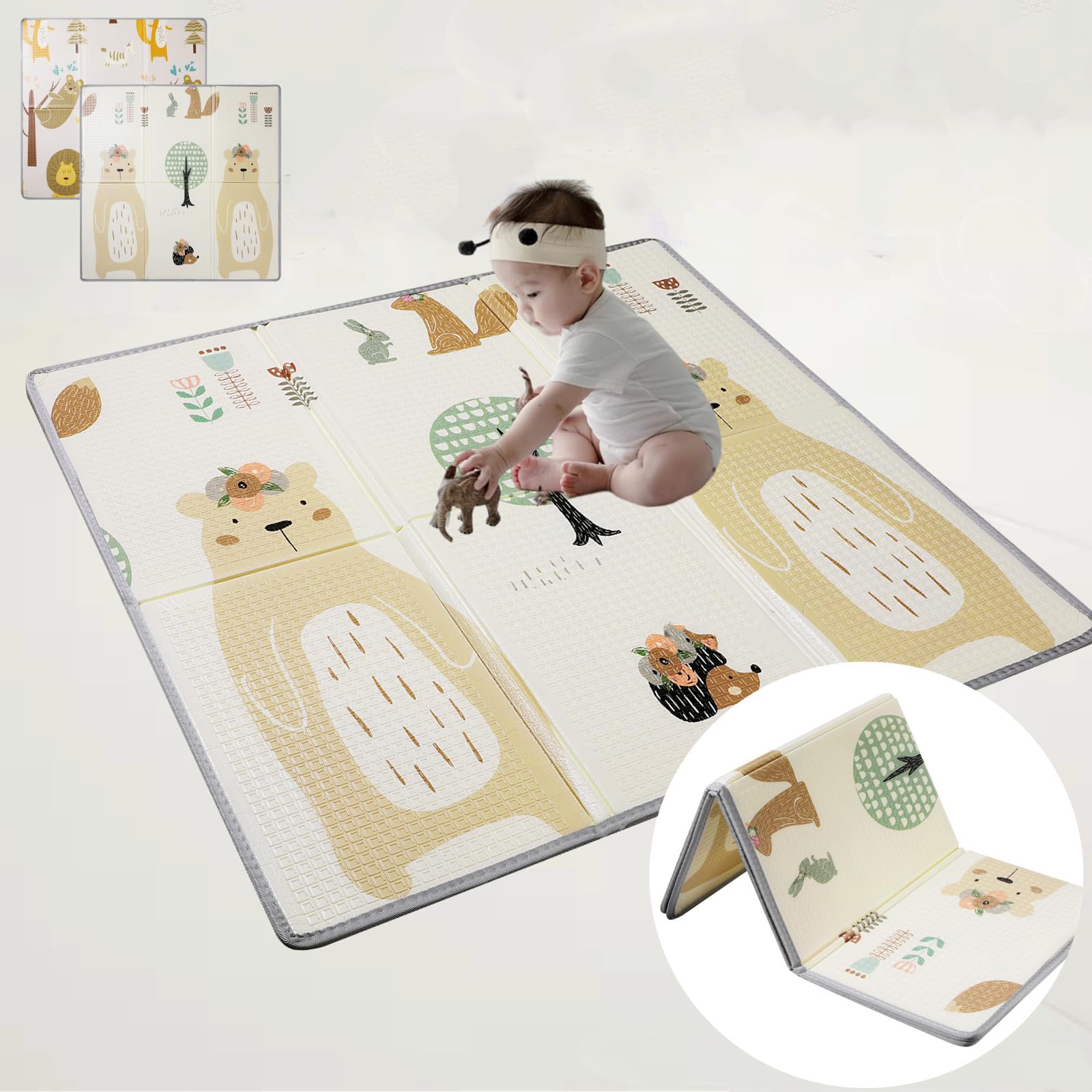 Tappetino da Gioco Play mat Playmats baby Pieghevole per Bambini