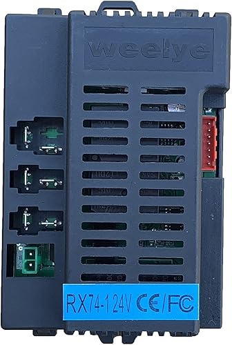 weelye RX74 24V FCC Enchufe de cuatro lados Niños Powered Ride on Car 2.4G Bluetooth Receptor Accesorios para Niños Paseo Eléctrico en Piezas de