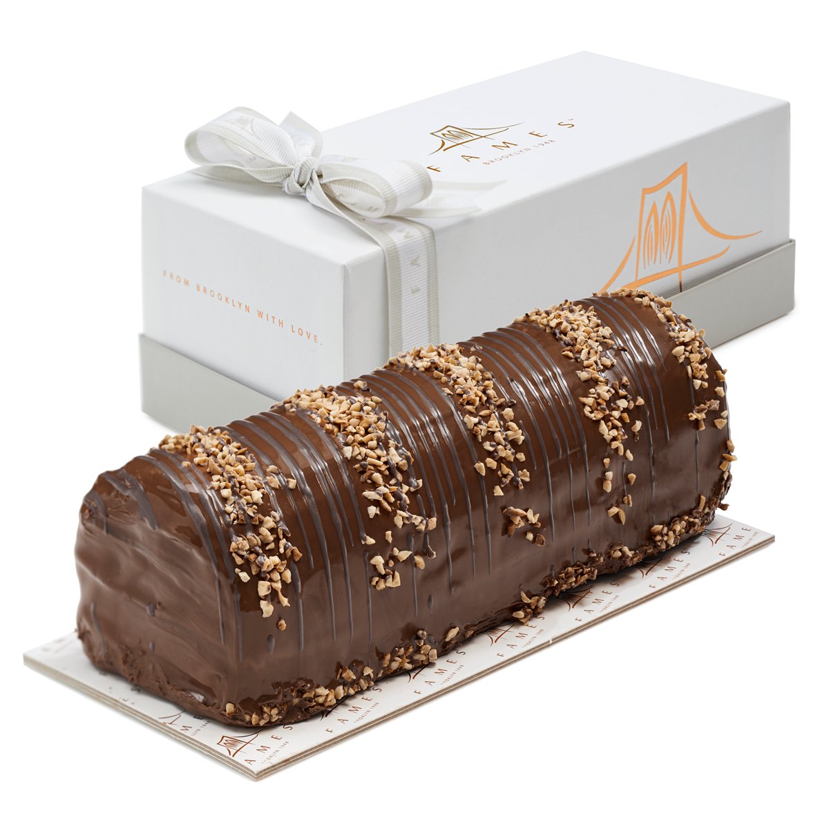 Fames Chocolates Halva Chocolate Log Kosher Chocolate