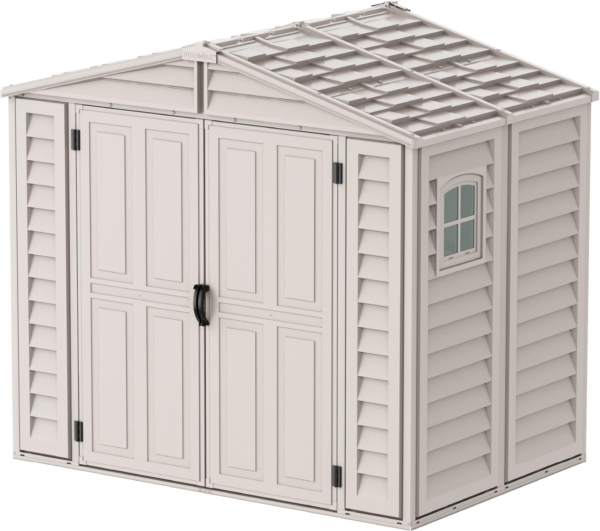 Garden Storage Shed for Kids Bicycles, Patio Cushions, Garden Tools etc. Weather Resistant, Fire Resistant