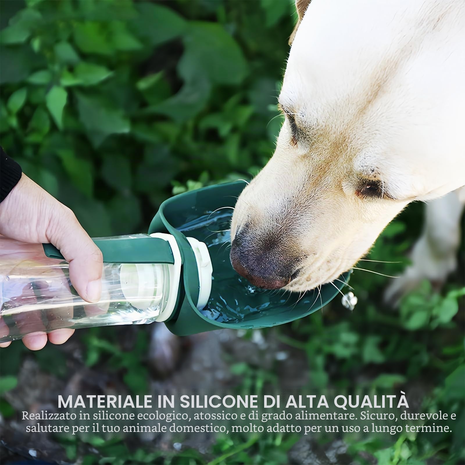 PORFOYO Borraccia da 600 ml per Cani, da Viaggio