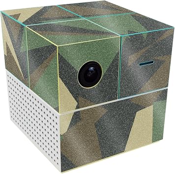 Glossy Glitter Gaming Skin Compatible with Nex Playground - Polygonal Camo - Premium 3M Vinyl Protective Wrap Decal Cover - Easy to Apply | Crafted in the USA by MightySkins
