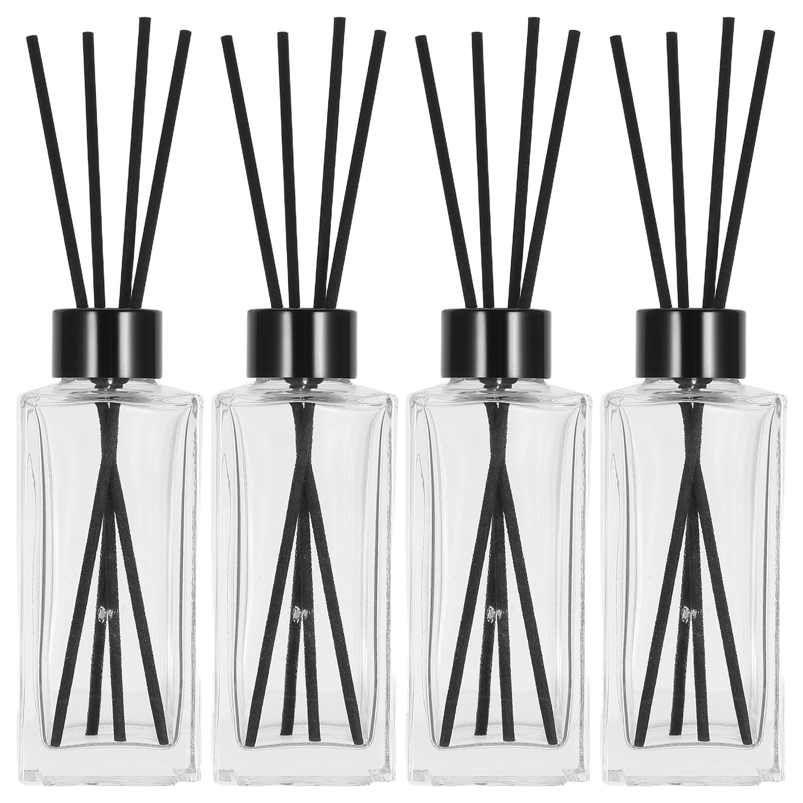 Toyvian 4 Stück Diffusionsstäbe aus Glasfaser Modernes Aromatherapie Diffusor für Badezimmer und Kleine Räume