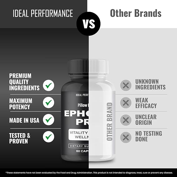 Pillow Potion Ephoric Pro Capsules, Official Ephoric Pro Advanced Blood Formula Supplement for Energy and Wellbeing Pills - Maximum Strength, PillowPotion EphoricPro Health Reviews (3 Pack)
