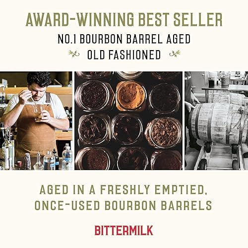Miniatura 3 de Bittermilk N 1 Bourbon Barrel Aged Old Fashioned Mezcla para Cocktail, 250 ml