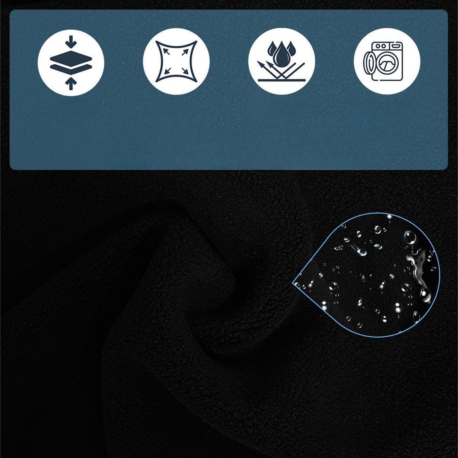 Funda para snowboard, impermeable, suave,Negro,170 centímetros