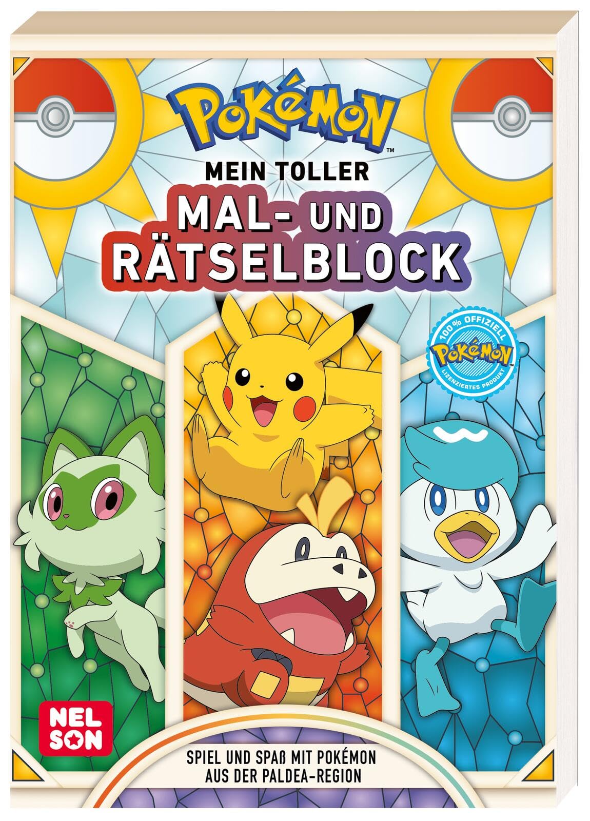 Pokémon Activity-Buch: Mein toller Mal- und Rätselblock: Spiel und Spaß mit Pokémon aus der Paldea-Region | Für Jungen und Mädchen ab 4 Jahren