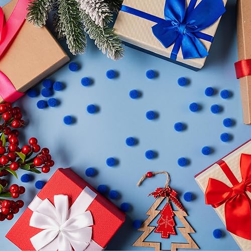 Vista 12 de Shappy - 2000 pompones de 0.236 in para manualidades, suministros para el trabajo y manualidades Red