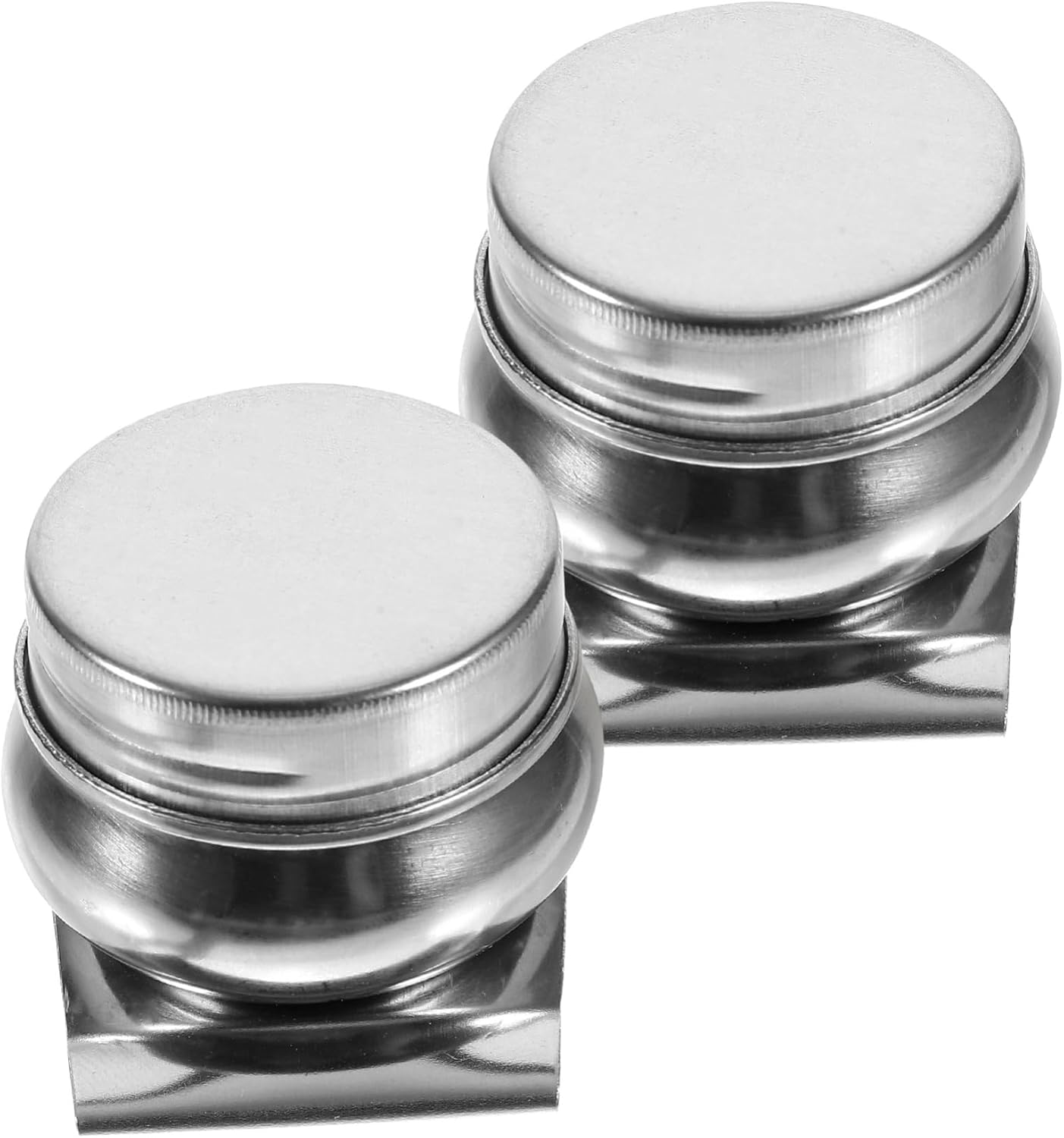 Stainless Steel Paint Cup Set 2pcs Dipper Palette Containers Lid for Oil and Watercolor Painting Leakproof Artist Supplies