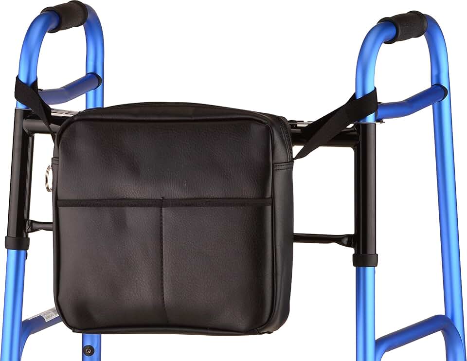 NOVA Walker Bag – Universal Storage Organizer for Rollators, Walkers, Wheelchairs & Scooters, Water-Resistant Lightweight Hands-Fr