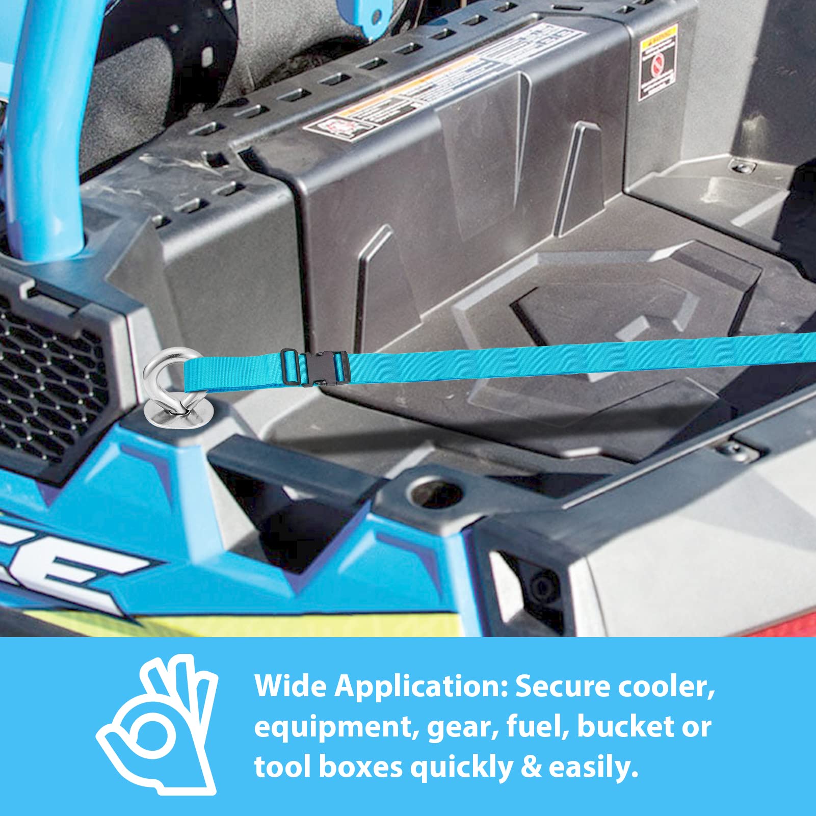 Atv Tool Kit 6-Pack Polaris Lock And Ride Knob Anchors - ATV Tie Down  Accessories For RZR, Sportsman \u0026 Ace Models Polaris ATV Accessories, image size:1601x1601