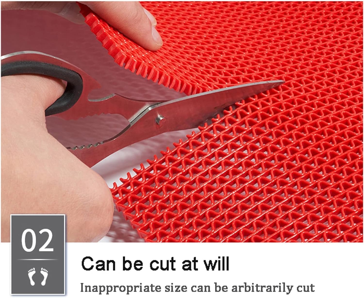 Grand Tapis De Bain Rectangulaire Antidérapant Pour L'Intérieur De La