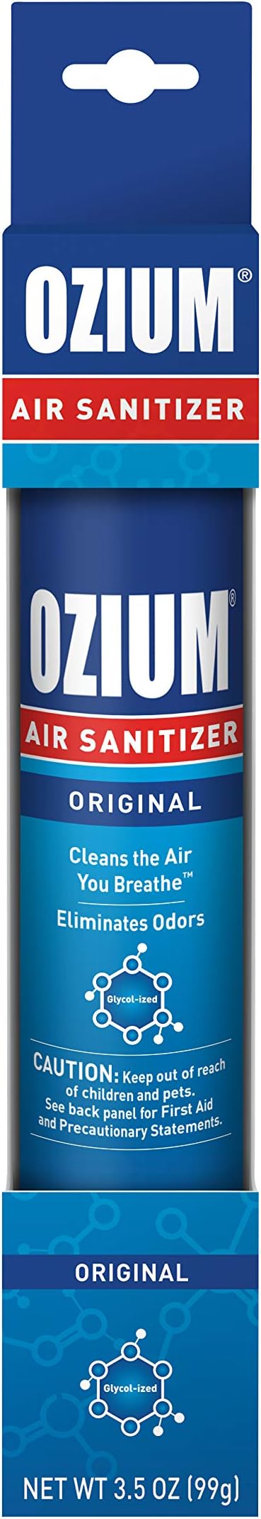 Ozium Spray, Air Sanitizer and Disinfectant Spray, Original (USA), 99 Grams, 765-2987