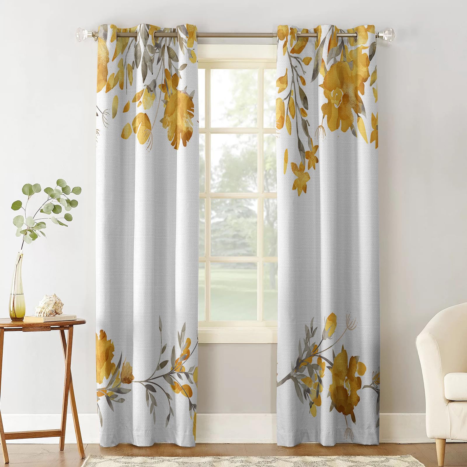 Yellow Living Room Curtains Target Yellow Curtains