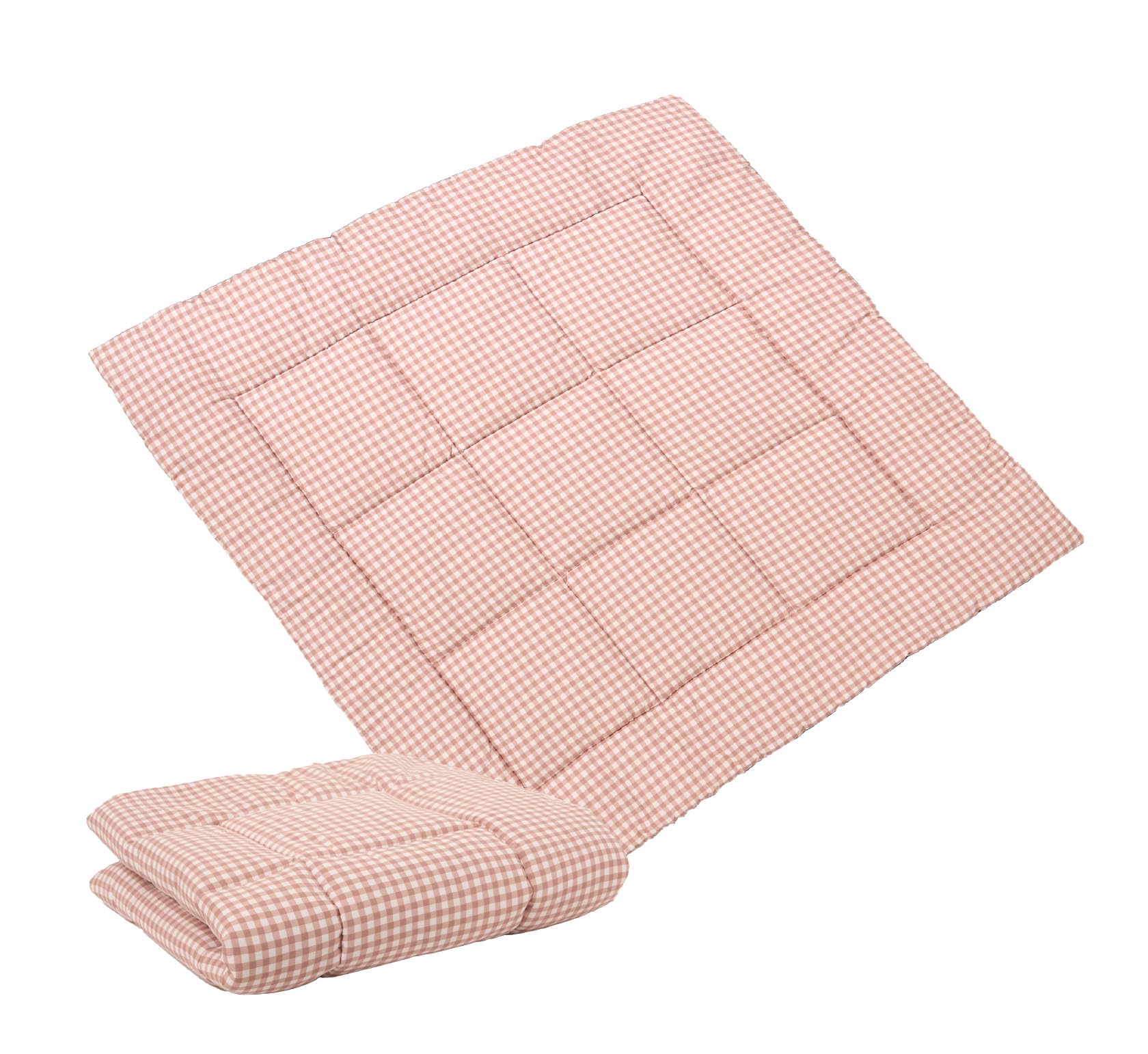 molis&co. Alfombra de Juegos para bebé. Alfombra Infantil extragrande 120x120cm plegable, portátil, Tapete de suelo niños pequeños y bebés. OEKO TEX 100. (Dusty Rose, 120x120 (Cuadrada)) — view 10