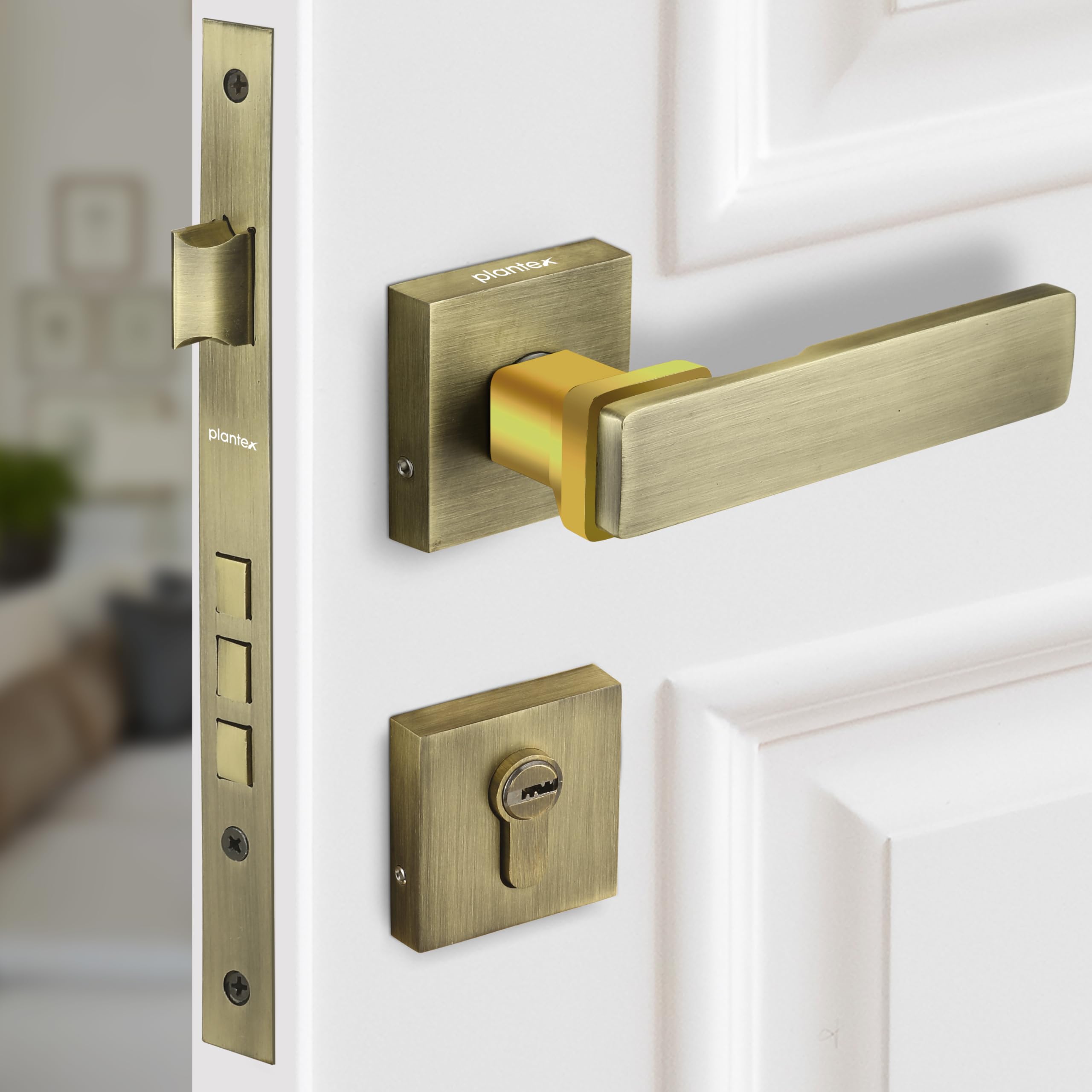 Plantex Triple Security Door Lock - Secure Your Home -8