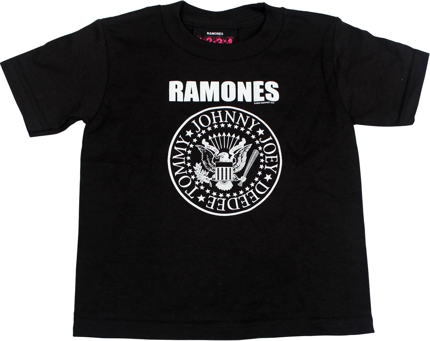 The Ramones Seal Little Boys T-shirt, Black (3T)