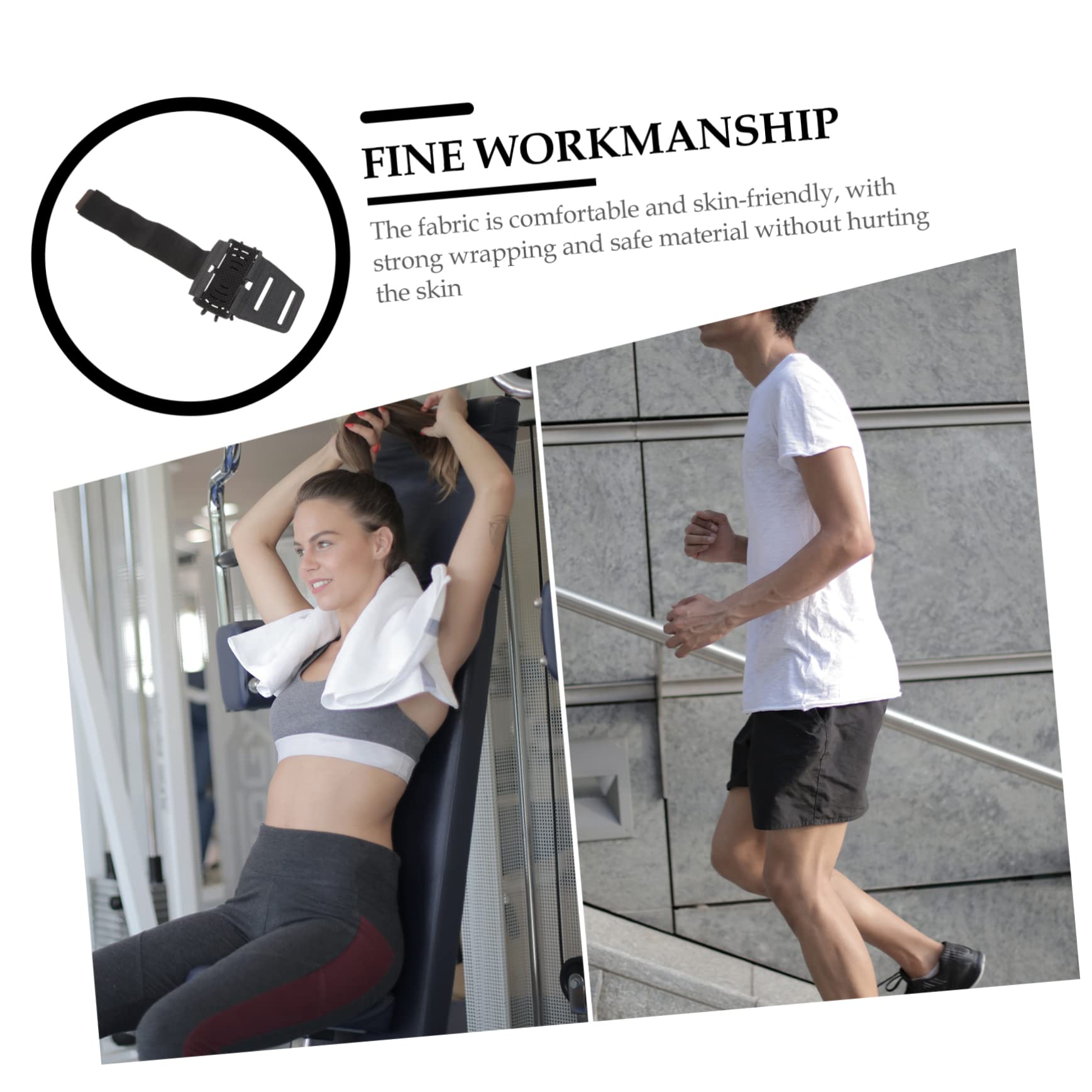 UKCOCO 5piezas Brazalete Deportivo para Móvil Soporte De Mano para Correr y Entrenar Compatible Smartphones Material y Resistente para Ejercicio Al Aire