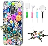 Vista 4 de STENES Bling Case SSSGCDwCPSeries-41 - Funda con diseño 3D hecho a mano, 100 + cristales brillantes