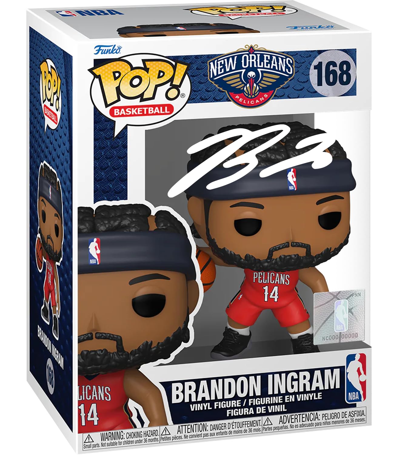 Brandon Ingram #168 Facsimile Signed Reprint Laser Autographed 