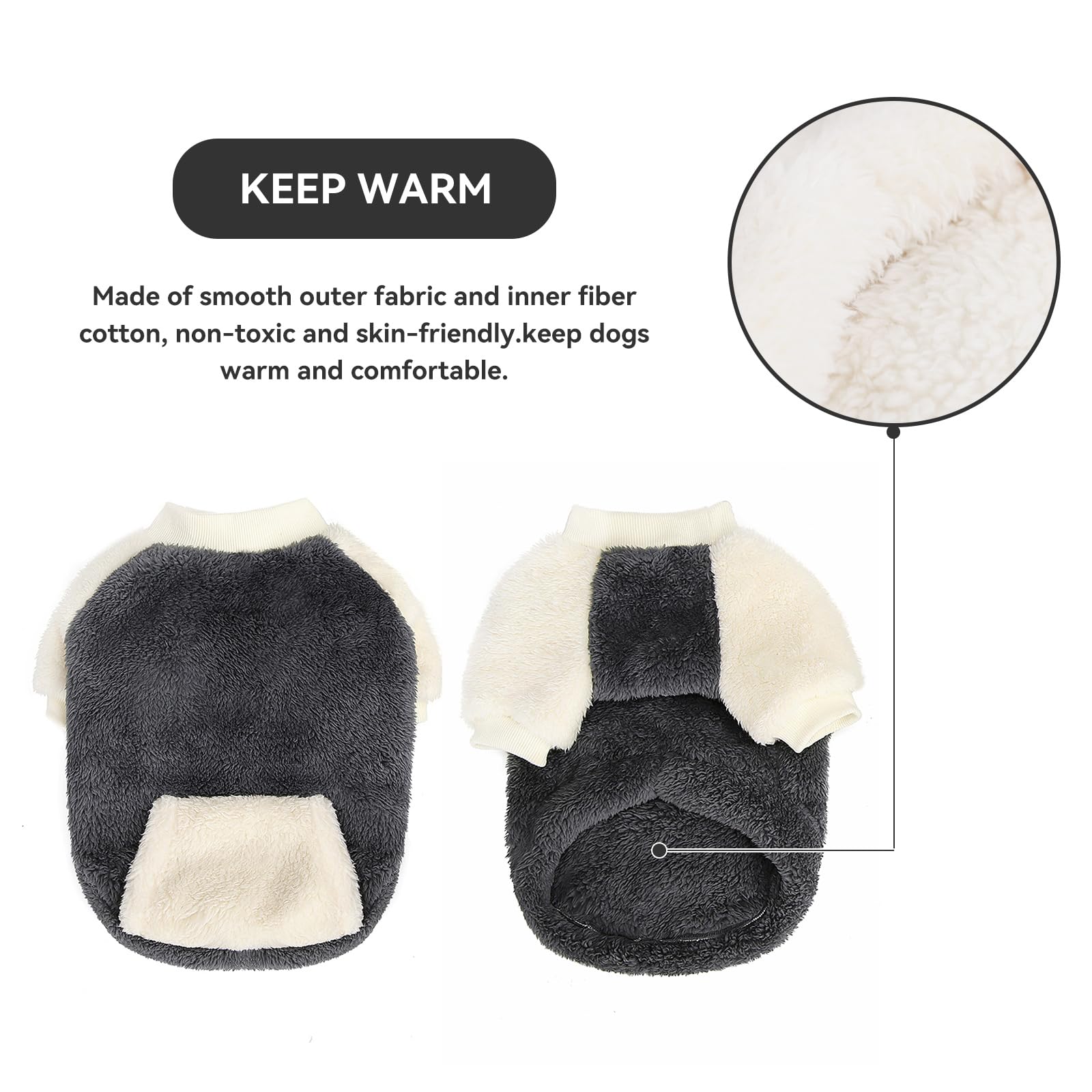 Hundepullover Für Mittelgroße Hunde – Warm, Weich, Blau, Für Kalte Tage, Größe XL