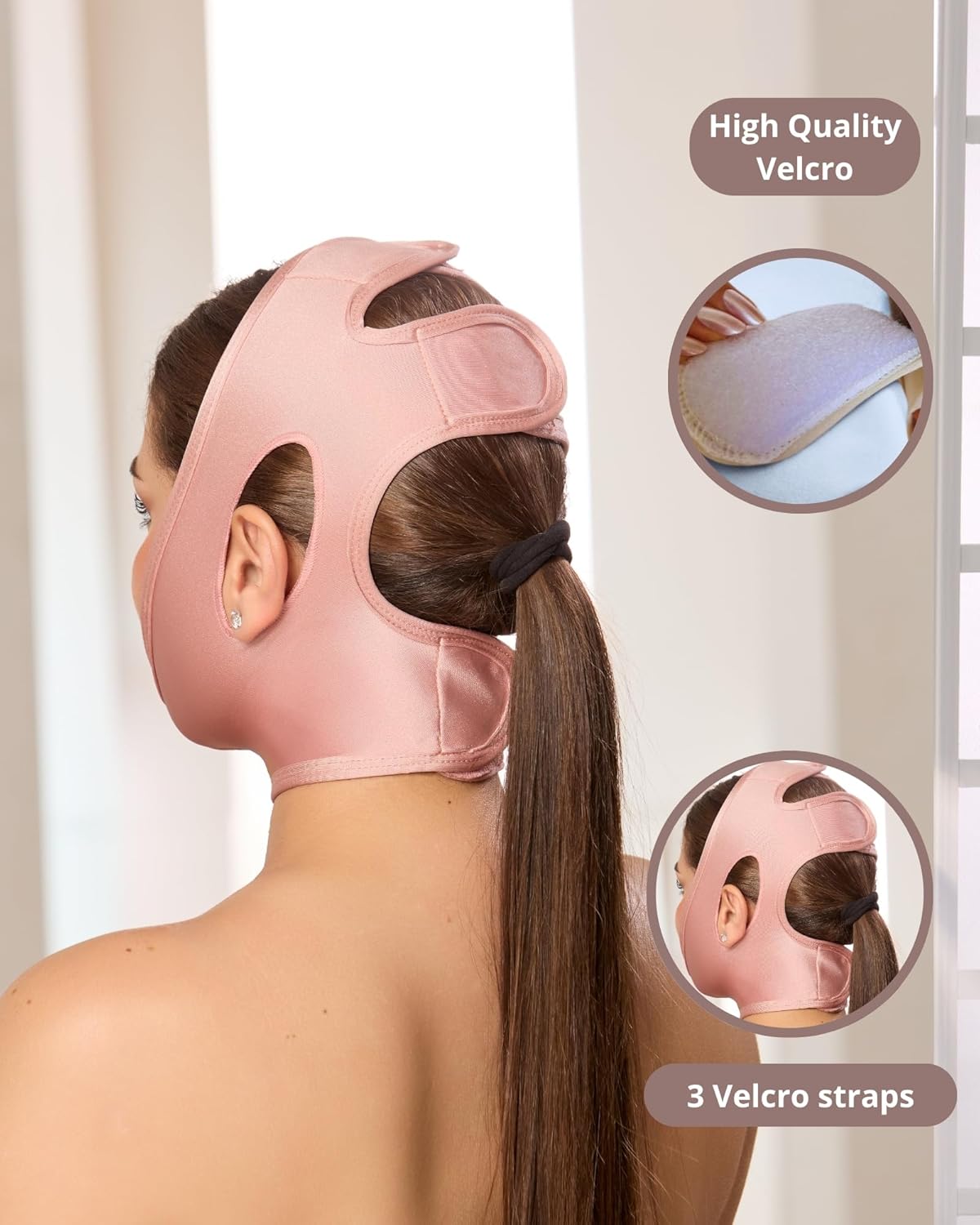 Shape Concept Chin Strap Support Band Neck Bandage Face Lifting Slimmer Chin Lift Facial Compression