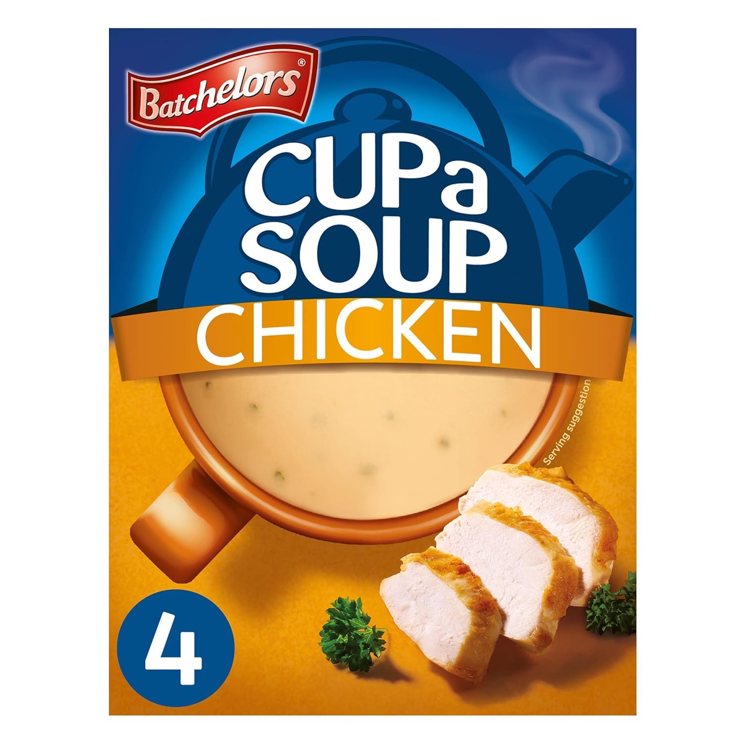 Batchelors Cup a Soup Chicken 4 Instant Soup Sachets 81g