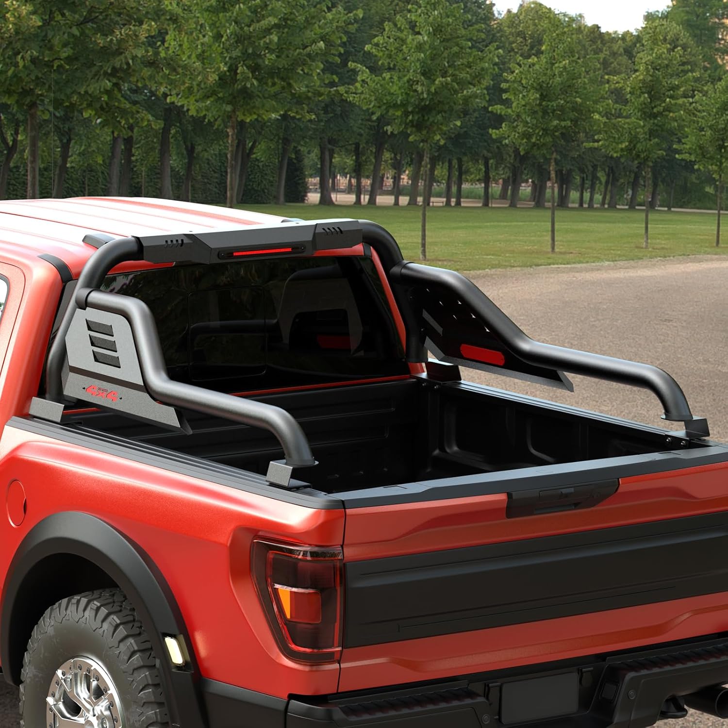 Roll Bar for Pickup Truck, Universal Truck Bed Roll Bars Chase Rack for Ford F-150/F-250/F-350, Ram 1500/2500/3500,GMC Sierra, Chevy Silverado, Ranger,Tundra, Frontier, Titan (Full Sizes & Mid Size)