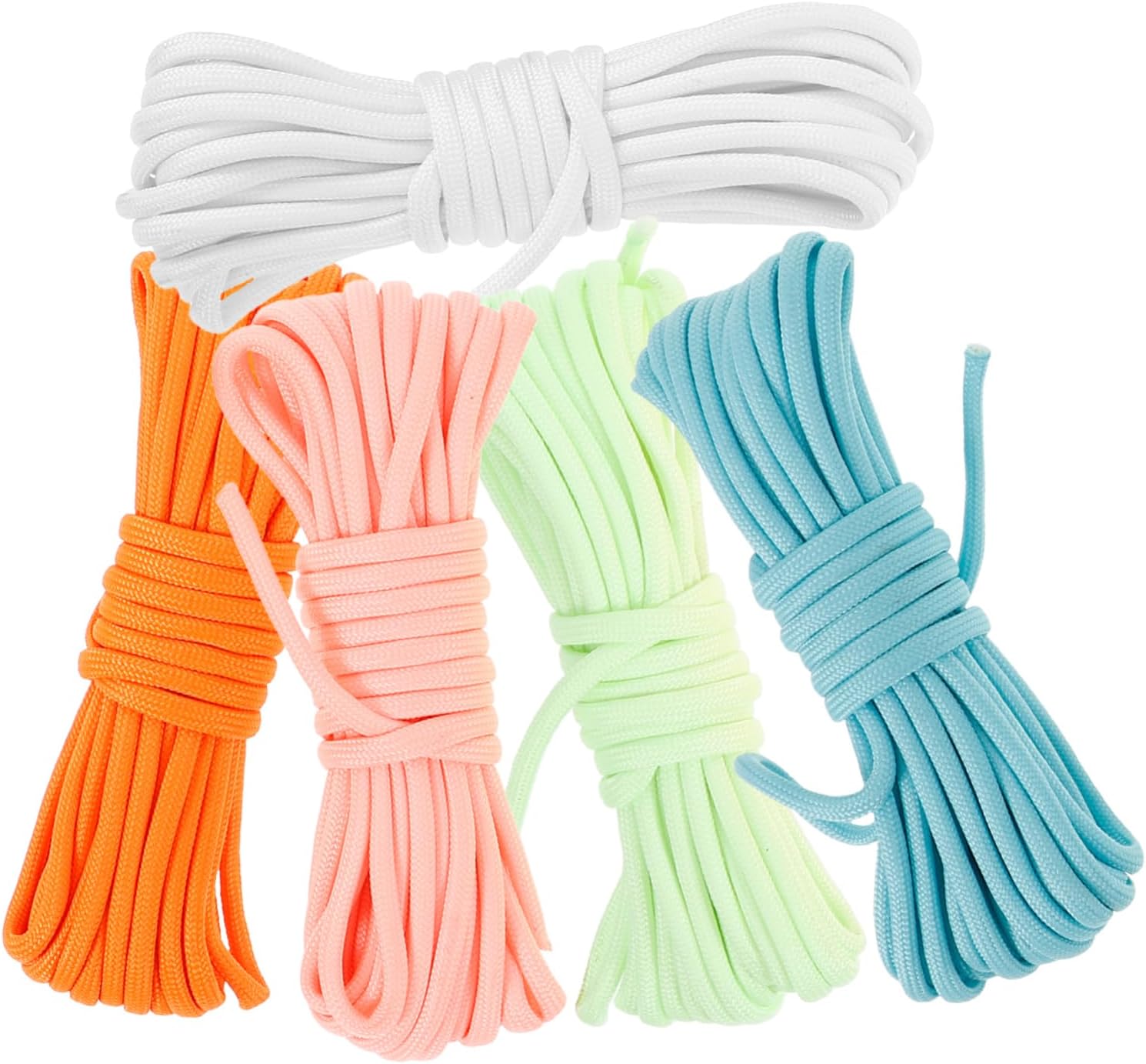 5pcs Portable Multi-Function Camping Rope Tent Cord for Outdoor Binding Lines and Survival Bracelets