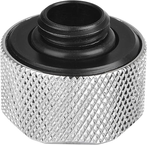 Miniatura 2 de Thermaltake Pacific Chrome - 4 juntas tóricas integradas C-Pro G14 PETG de 0.630 in OD, ajuste de compresión, paquete de 6 CL-W213-CU00SL-B