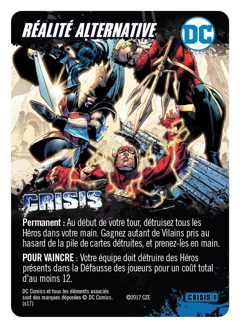 Don't Panic Games | DC Comics Deck-Building Game : Crisis (Extension) | Jeu de société | À partir de 14 Ans | 1-5 Joueurs | 60 Minutes