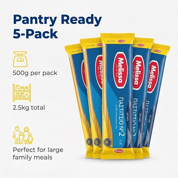 Melissa #2 Pastitsio Pasta 500g (5 Pack)