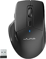 Vista 1 de JLab JBuds Mouse inalámbrico, se conecta a través de Bluetooth o USB inalámbrico, palanca multidispositivo, hasta tres dispositivos, perfiles