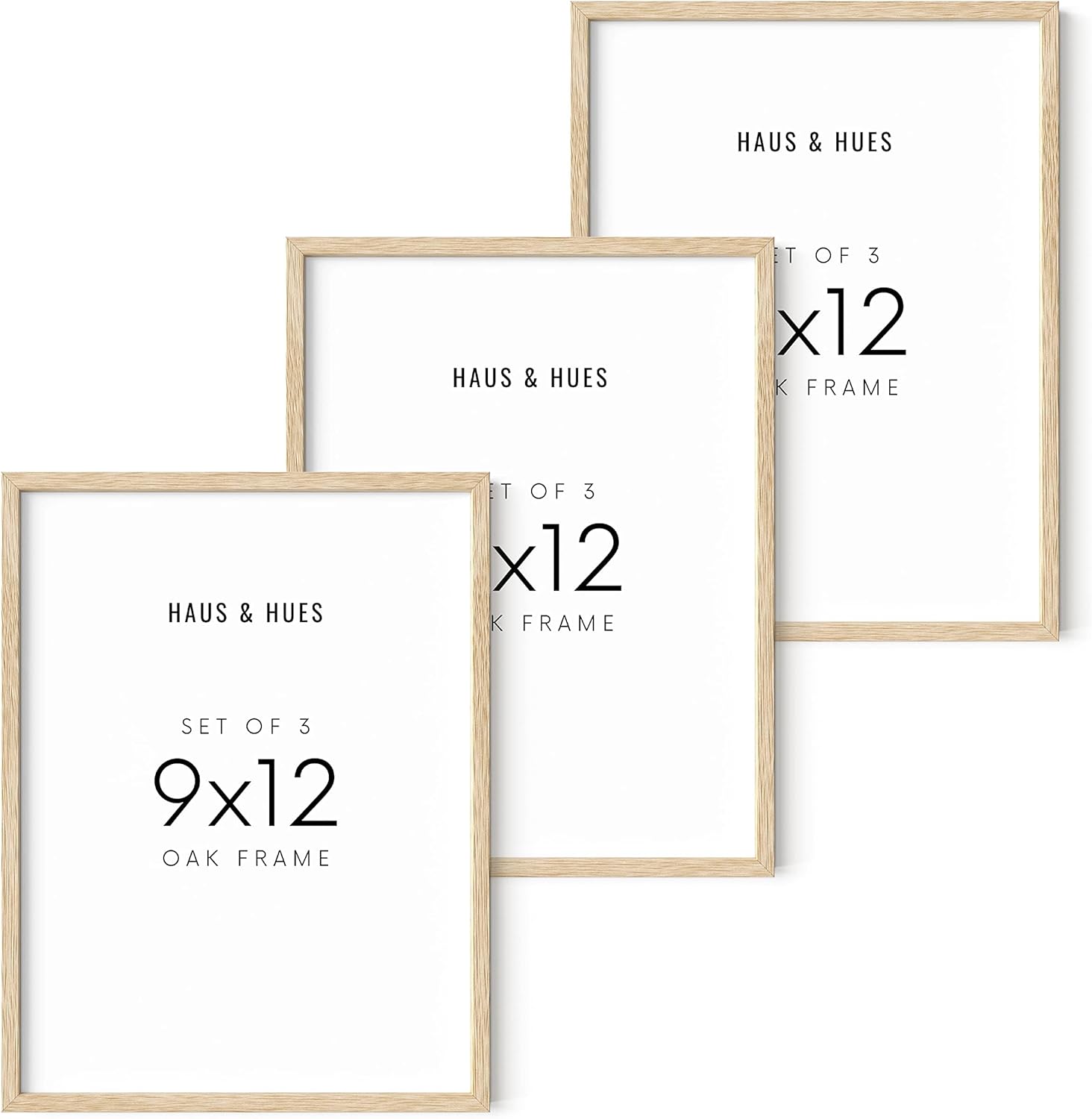 HAUS AND HUES Set of 3 9x12 Picture Frame 9x12 Frame