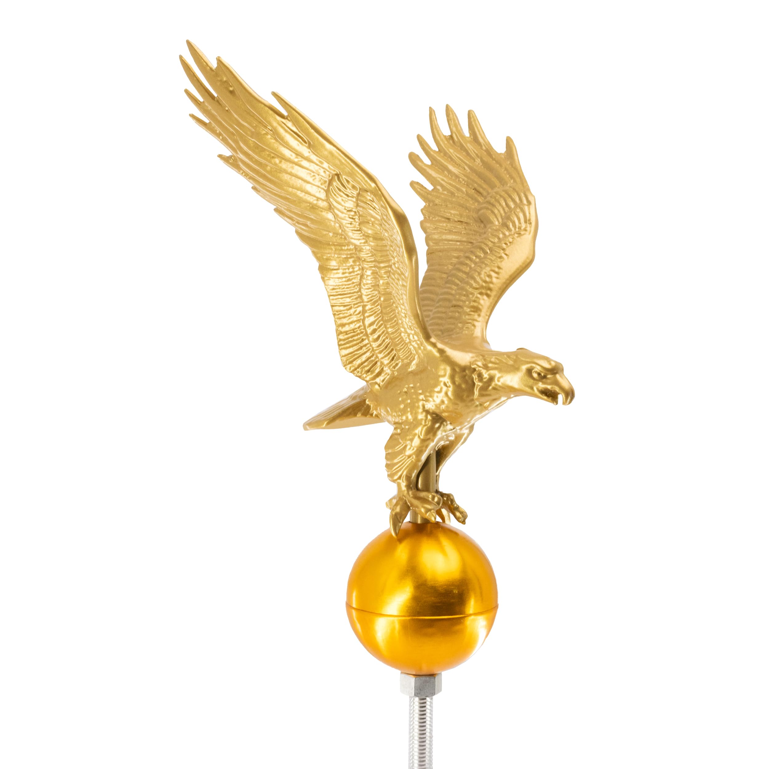 Flagpole Eagle, 12-Inch, Gold, FP-2-GB