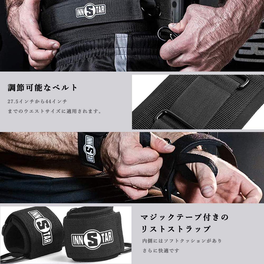 INNSTAR レジスタンストレーニングバンド　MMA ボクシング Amazon.co.jp: INNSTAR ボクシングトレーニング抵抗ベルトバンドセット