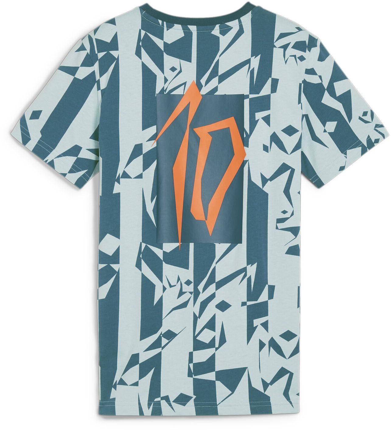 PUMA - Juniors Neymar Creativity Logo Tee, Color Ocean Tropic/Turquoise Surf, Size: Large