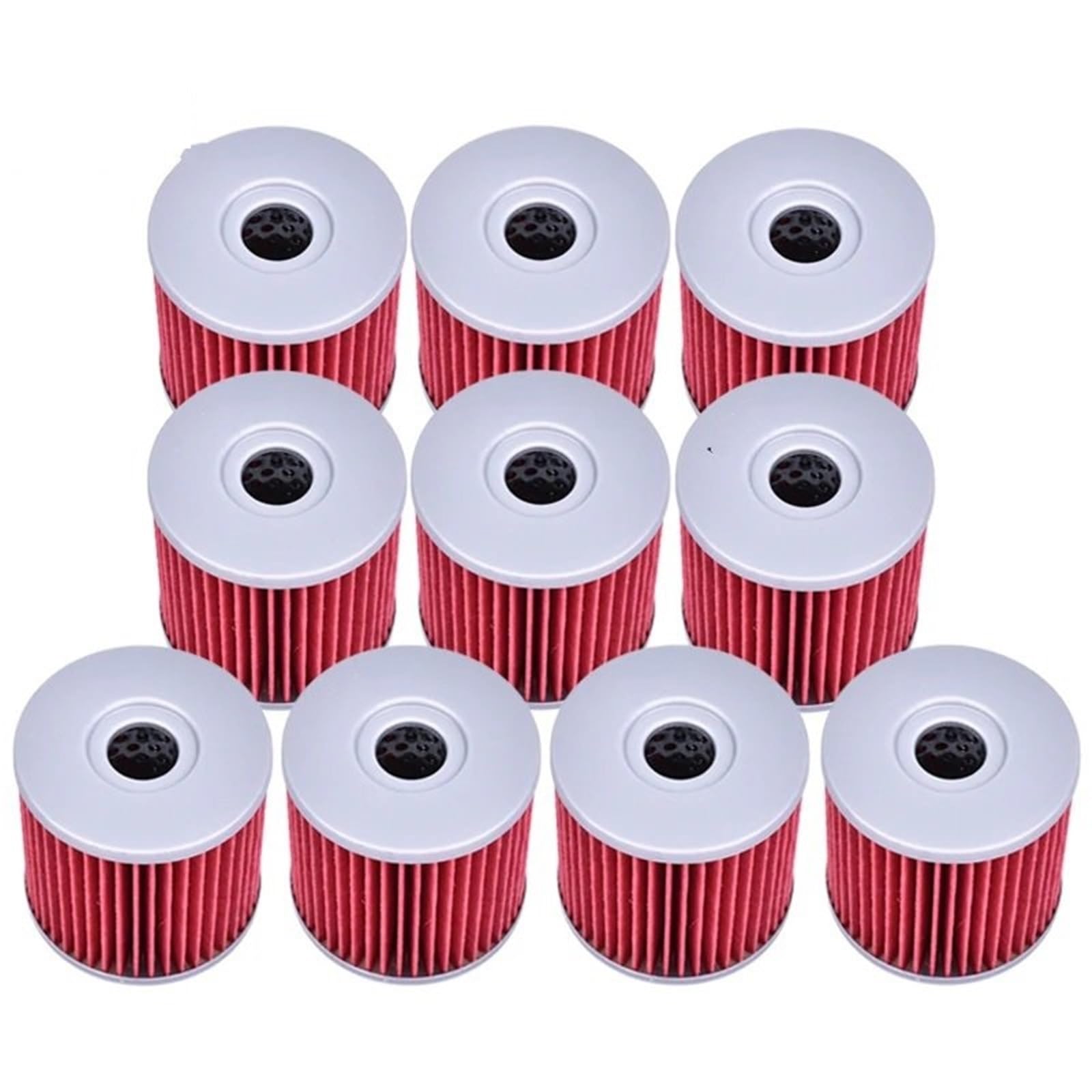 Motocyklowe Filtr 1/10 sztuk Filtr oleju motocyklowego pasuje do Hyosung GT 650 GT650 GT650R GT650S RS Sport Fi GV650 SE EFI ST7 GV700 Filtr oleju(10pcs Yellow)