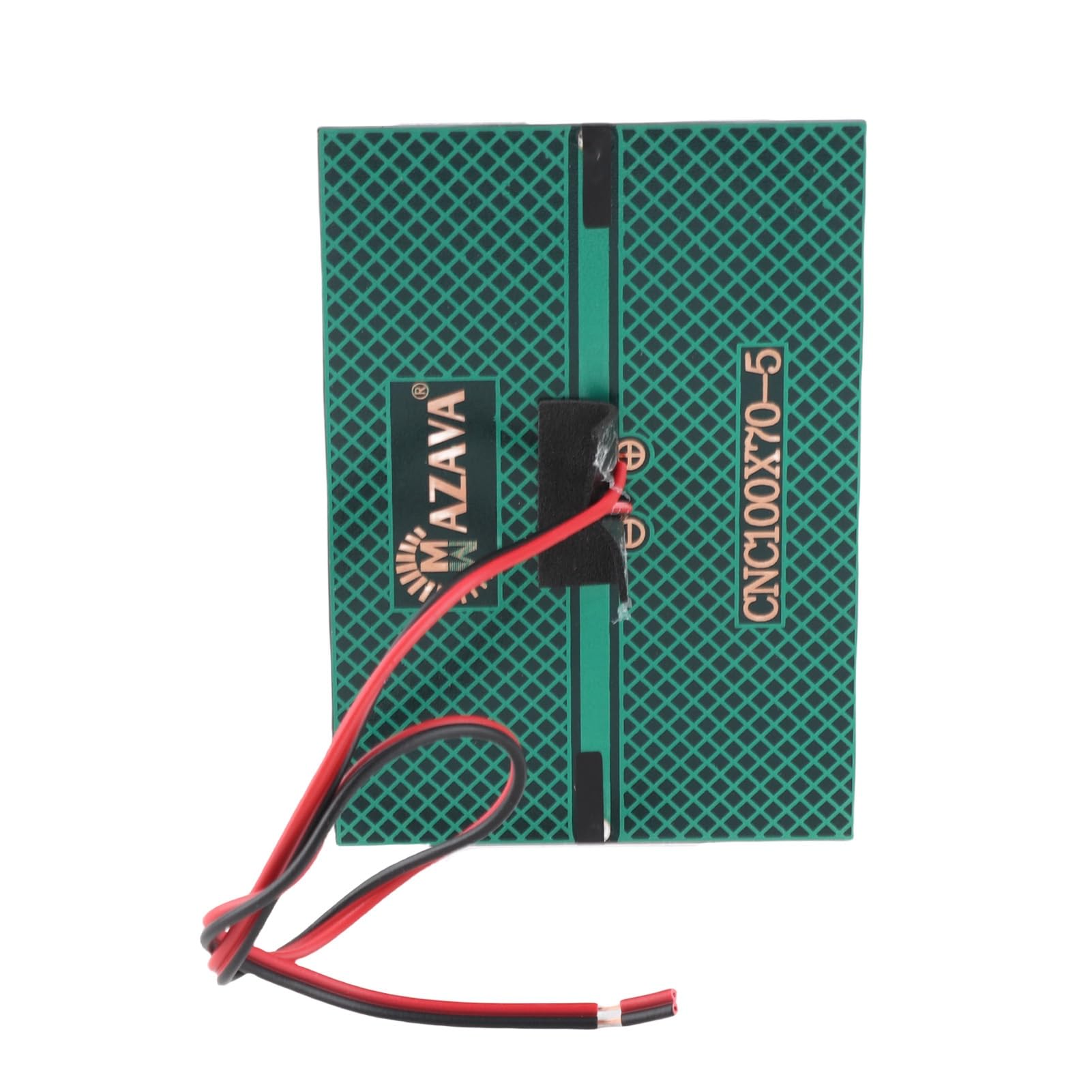 Estink Pannello Solare Portatile, Set da 3 Pezzi Polysilicon 5V 1W 200mA Dimensioni 100x70mm con Cavo Rosso Nero 30cm per Carica Dispositivi Esterni