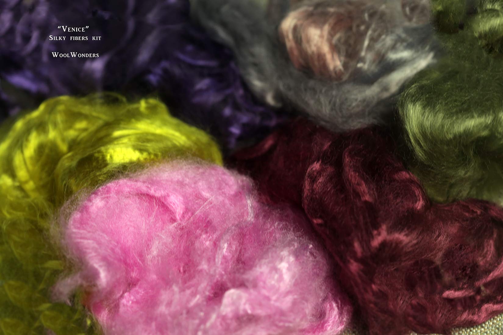 Silky Natural Viscose Fiber Kit"Venice"