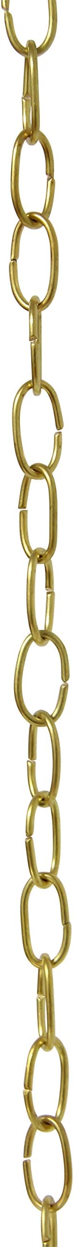 RCH Hardware CH-40-AD Brass Chandelier Chain, Acid Dipped