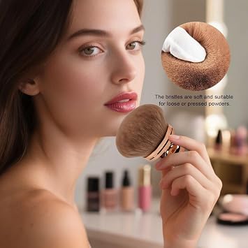 Extra Large Body Makeup Brush, Body Brush for Tan Self Tanner Foundation Powder Brush Blending Liquid Bronzer Buffing Self Tanning Applicator for Face Body (D)