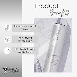 Kenra Platinum Dry Texture Spray 6 | Texture Defining Styler | Increases Texture & Fullness | Absorbs Oils & Impurities | Ultra-Lightweight, Non-Drying Formulation | All Hair Types | 1.5 oz.