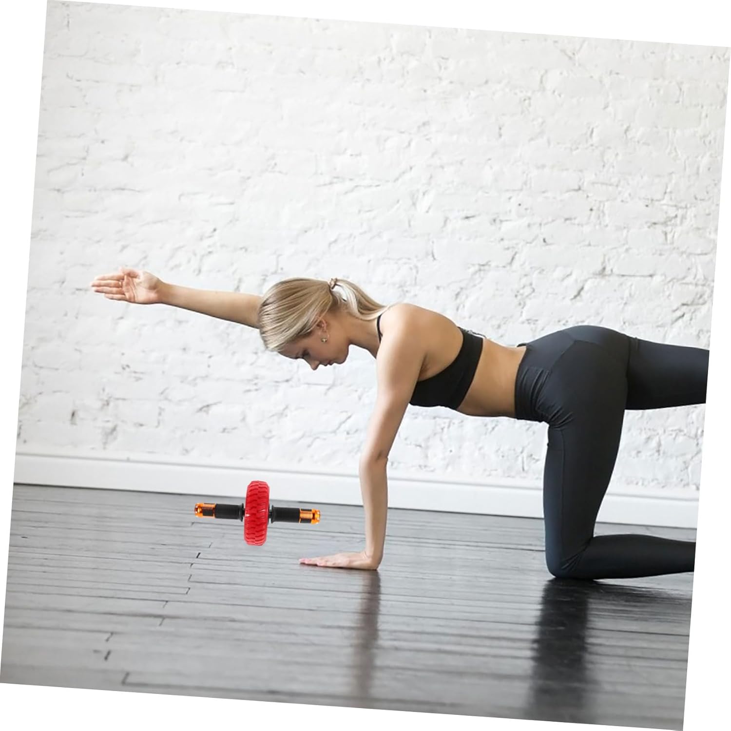 Ab Roller Wheel for Abdominal Muscle Training Workout Roller Wheel Stable Resistance